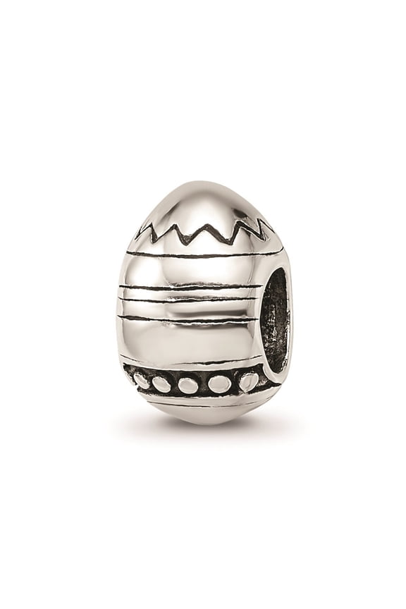 925 Sterling Silver Reflections Easter Egg Bead Charm Pendant Fine Jewelry For Women Gifts For Her