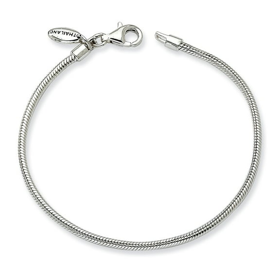 925 Sterling Silver Reflections Kids Bead Chain Bracelet; 6 inch; Lobster (Fancy) Clasp; for Adults and Teens; for Women and Men