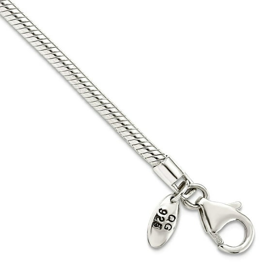925 Sterling Silver Reflections Lobster Clasp Bead Bracelet 6.25 Inch Link Bracelet for Women