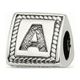 thumbnail image 1 of 925 Sterling Silver Reflections Number 0 Triangle Block Bead; for Adults and Teens; for Women and Men, 1 of 3