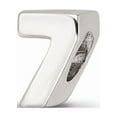 thumbnail image 1 of 925 Sterling Silver Reflections Number 7 Bead; for Adults and Teens; for Women and Men, 1 of 3