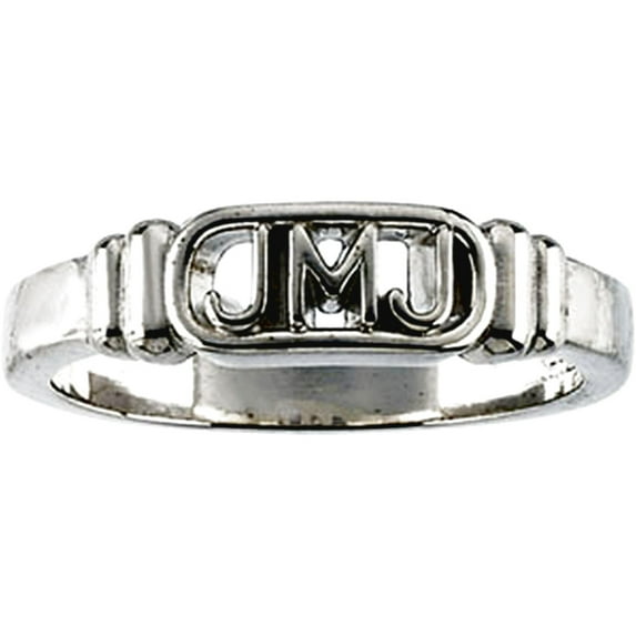 925 Sterling Silver Religious Faith Inspiration Jesus Mary And Joseph Ring Size 9 Gents Ring for Women