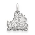 thumbnail image 1 of 925 Sterling Silver Rh-plated LogoArt Texas Christian University XS Pendant; for Adults and Teens; for Women and Men, 1 of 2