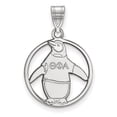 thumbnail image 1 of 925 Sterling Silver Rh-plated LogoArt Theta Phi Alpha Medium Circle Pendant; for Adults and Teens; for Women and Men, 1 of 2