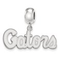 thumbnail image 1 of 925 Sterling Silver Rh-plated LogoArt University of Florida Small Dangle Bead; for Adults and Teens; for Women and Men, 1 of 3
