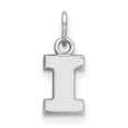 thumbnail image 1 of 925 Sterling Silver Rh-plated LogoArt University of Illinois XS Pendant; for Adults and Teens; for Women and Men, 1 of 2