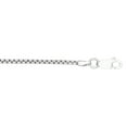 thumbnail image 1 of JewelStop 925 Sterling Silver Rhodium Plated 1.4mmRound Box Chain Necklace 24", 1 of 5
