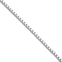 925 Sterling Silver Rhodium Plated 3mm Box Chain Necklace 26 Inch Chain Necklace for Women and Men