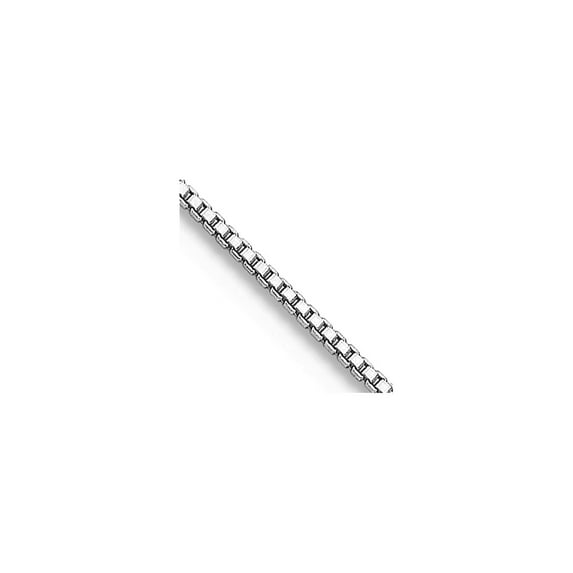925 Sterling Silver Rhodium Plated .8mm Box Chain Necklace 30 Inch Chain Necklace for Women and Men