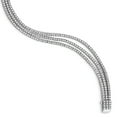 thumbnail image 1 of 925 Sterling Silver Rhodium Plated CZ 3 Strand 7in Chain Bracelet; 7 inch; for Adults and Teens; for Women and Men, 1 of 3