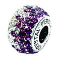 thumbnail image 1 of 925 Sterling Silver Rhodium Plated Faded Purple Crystal Bead Charm Pendant Necklace for Women, 1 of 2