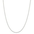 thumbnail image 1 of 925 Sterling Silver Rhodium-plated 0.5mm Rolo Chain 20 Inch, 1 of 6