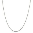 thumbnail image 1 of 925 Sterling Silver Rhodium-plated 1.5mm Diamond-Cut Spiga Chain With 2in ext.; for Adults and Teens; for Women and Men, 1 of 1