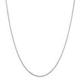 thumbnail image 1 of 925 Sterling Silver Rhodium-plated 1mm Round Snake Chain; 22 inch; Lobster Clasp; for Adults and Teens; for Women and Men, 1 of 1