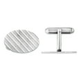 thumbnail image 1 of 925 Sterling Silver Rhodium-plated Cuff Links, 1 of 5