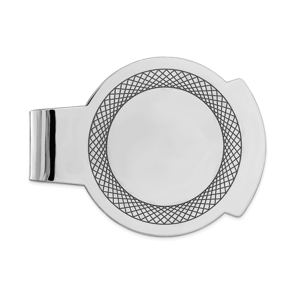 925 Sterling Silver Rhodium-plated Money Clip