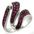 thumbnail image 1 of 925 Sterling Silver Ring AAA GRD CZ Siam LOAS1082 for Women Style BlackIon, 1 of 1
