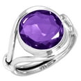 thumbnail image 1 of 925 Sterling Silver Ring Amethyst Quartz Handmade Jewelry, 1 of 5