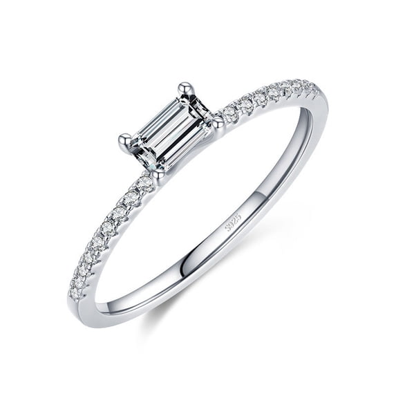 925 Sterling Silver Ring Female Cold Wind Jewelry Set