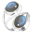 thumbnail image 1 of Natural Labradorite Ring 925 Sterling Silver Handmade Jewelry, 1 of 6