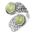 thumbnail image 1 of Natural Prehnite Women Jewelry 925 Sterling Silver Ring, 1 of 6