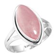 thumbnail image 1 of Rose Quartz Ring 925 Sterling Silver Handmade Jewelry, 1 of 5