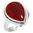 thumbnail image 1 of 925 Sterling Silver Women Jewelry Garnet Quartz Ring, 1 of 5