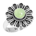 thumbnail image 1 of Natural Prehnite Women Jewelry 925 Sterling Silver Ring, 1 of 6