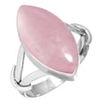 thumbnail image 1 of Rose Quartz Women Jewelry Solid 925 Sterling Silver Ring, 1 of 5