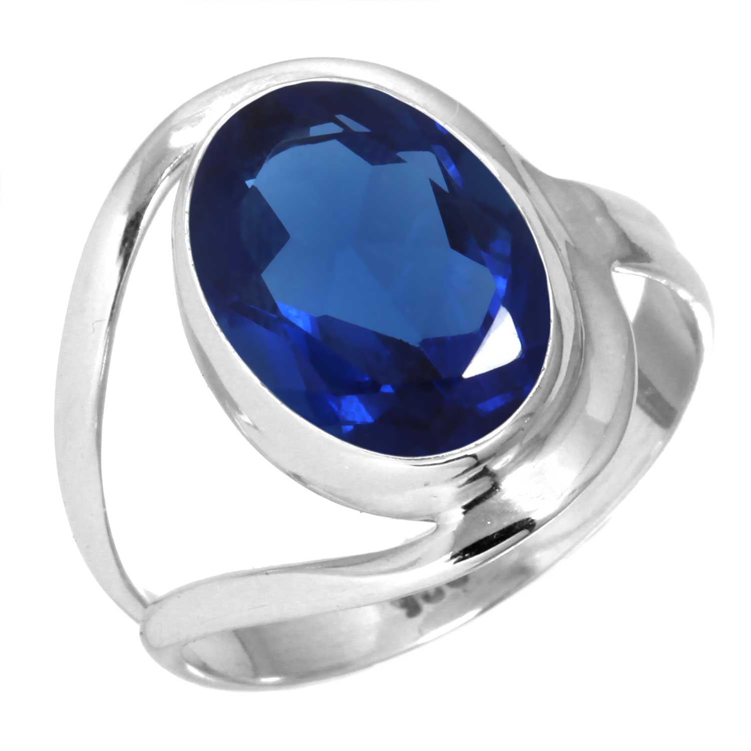 Blue sapphire shop ring for girl