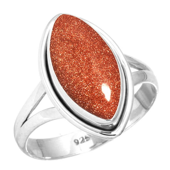 Gold Stone Women Jewelry 925 Sterling Silver Ring