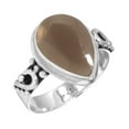 thumbnail image 1 of Natural Smoky Topaz Women Jewelry 925 Sterling Silver Ring, 1 of 5
