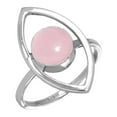 thumbnail image 1 of Rose Quartz Women Jewelry Solid 925 Sterling Silver Ring, 1 of 5