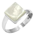 thumbnail image 1 of 925 Sterling Silver Women Jewelry Natural Mother Of Pearl Ring, 1 of 5