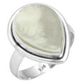 thumbnail image 1 of Mother Of Pearl Ring 925 Sterling Silver Handmade Jewelry, 1 of 5