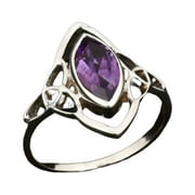 925 Sterling Silver Ring For Womens, Amethyst Ring Gemstone Unique Handcrafted Ring For Her