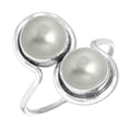 thumbnail image 1 of 925 Sterling Silver Ring Freshwater Pearl Handmade Jewelry, 1 of 5
