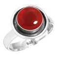 thumbnail image 1 of 925 Sterling Silver Ring Garnet Quartz Handmade Jewelry, 1 of 5