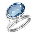 thumbnail image 1 of 925 Sterling Silver Ring Iolite Quartz Handmade Jewelry, 1 of 5