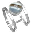 thumbnail image 1 of 925 Sterling Silver Ring Natural Blue Opal Handmade Jewelry, 1 of 6