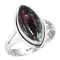 thumbnail image 1 of 925 Sterling Silver Ring Natural Eudialyte Handmade Jewelry, 1 of 6