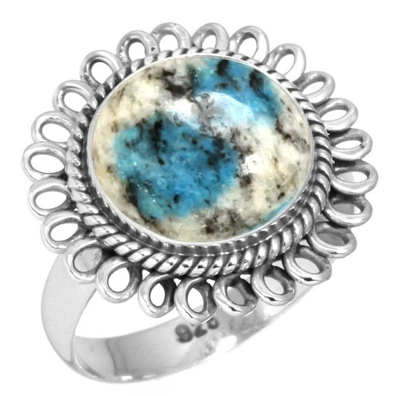 925 Sterling Silver Ring Natural K2 Jasper Handmade Jewelry