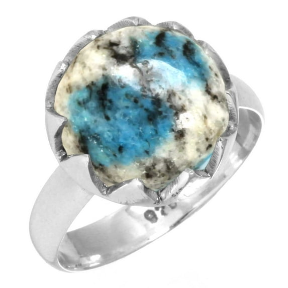 925 Sterling Silver Ring Natural K2 Jasper Handmade Jewelry
