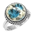 thumbnail image 1 of 925 Sterling Silver Ring Natural K2 Jasper Handmade Jewelry, 1 of 6