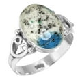thumbnail image 1 of 925 Sterling Silver Ring Natural K2 Jasper Handmade Jewelry, 1 of 6