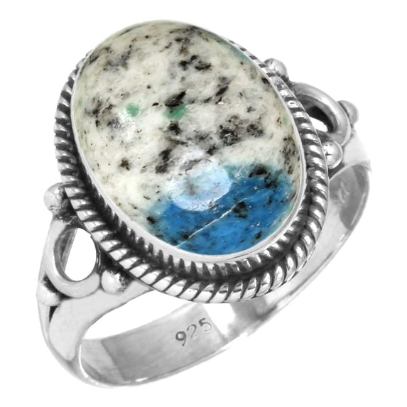 925 Sterling Silver Ring Natural K2 Jasper Handmade Jewelry