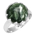 thumbnail image 1 of 925 Sterling Silver Ring Natural Seraphinite Handmade Jewelry, 1 of 6