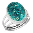 thumbnail image 1 of 925 Sterling Silver Ring Natural Shattuckite Handmade Jewelry, 1 of 6
