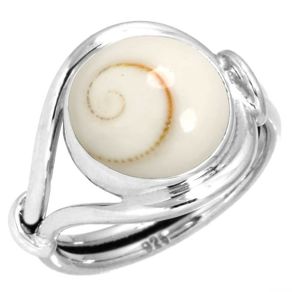 925 Sterling Silver Ring Natural Shiva Eye Handmade Jewelry