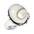 thumbnail image 1 of 925 Sterling Silver Ring Natural Shiva Eye Handmade Jewelry, 1 of 6